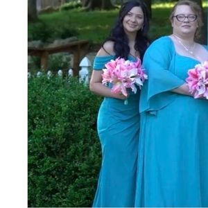 Teal Bridesmaids Dress